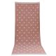 Handmade Cotton Pink Minimalist Dhurrie For Living Room